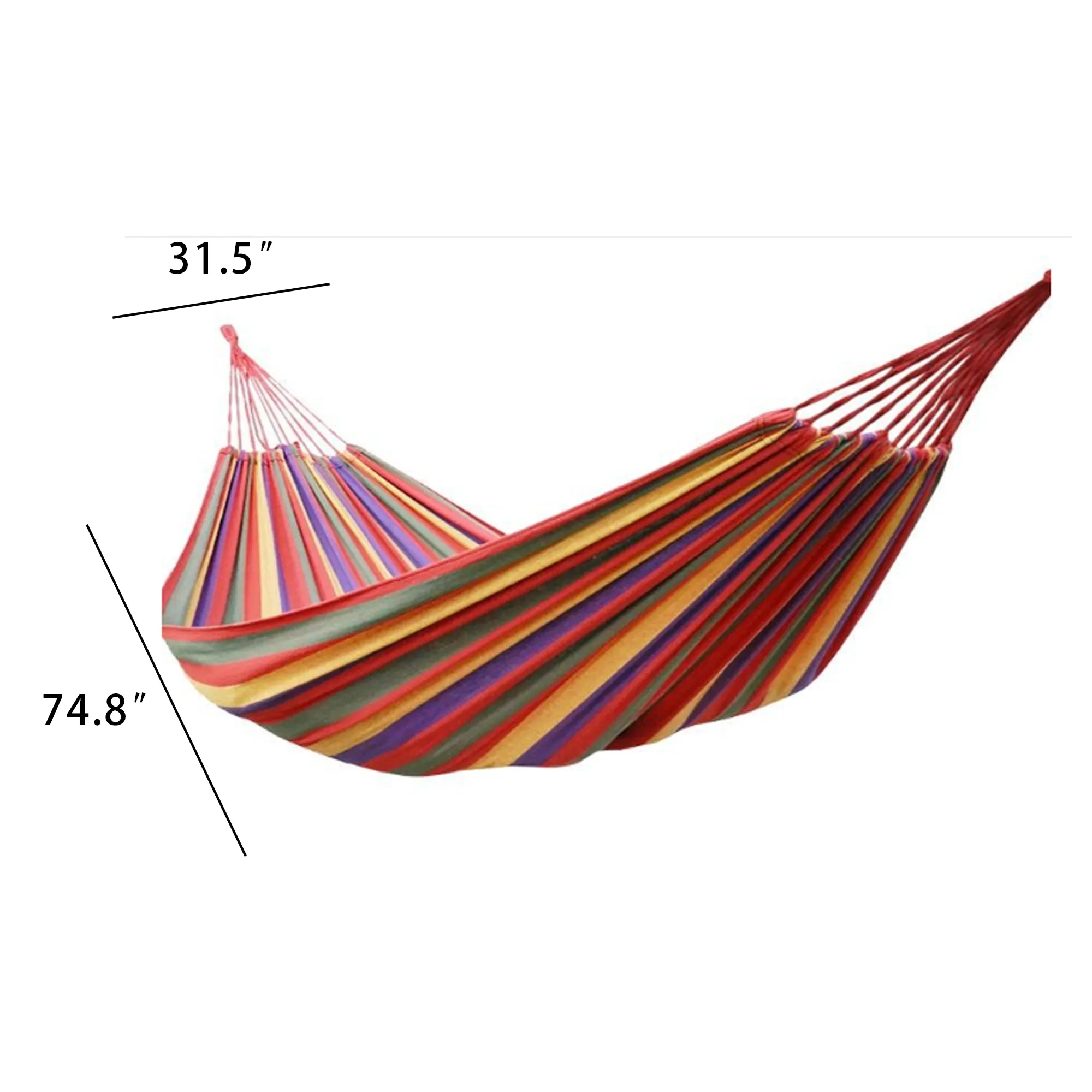 Canvas Camping Striped Hammock 5
