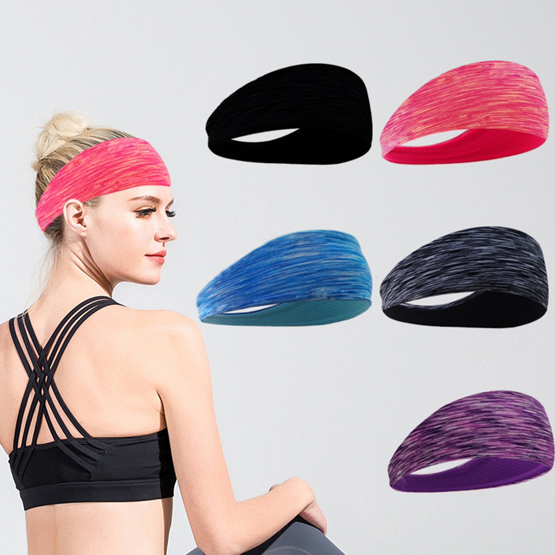 Polyester Yoga Exercise Headbands 2