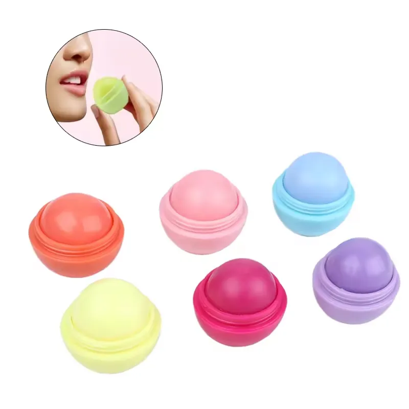 Round Scented Lip Balm 4