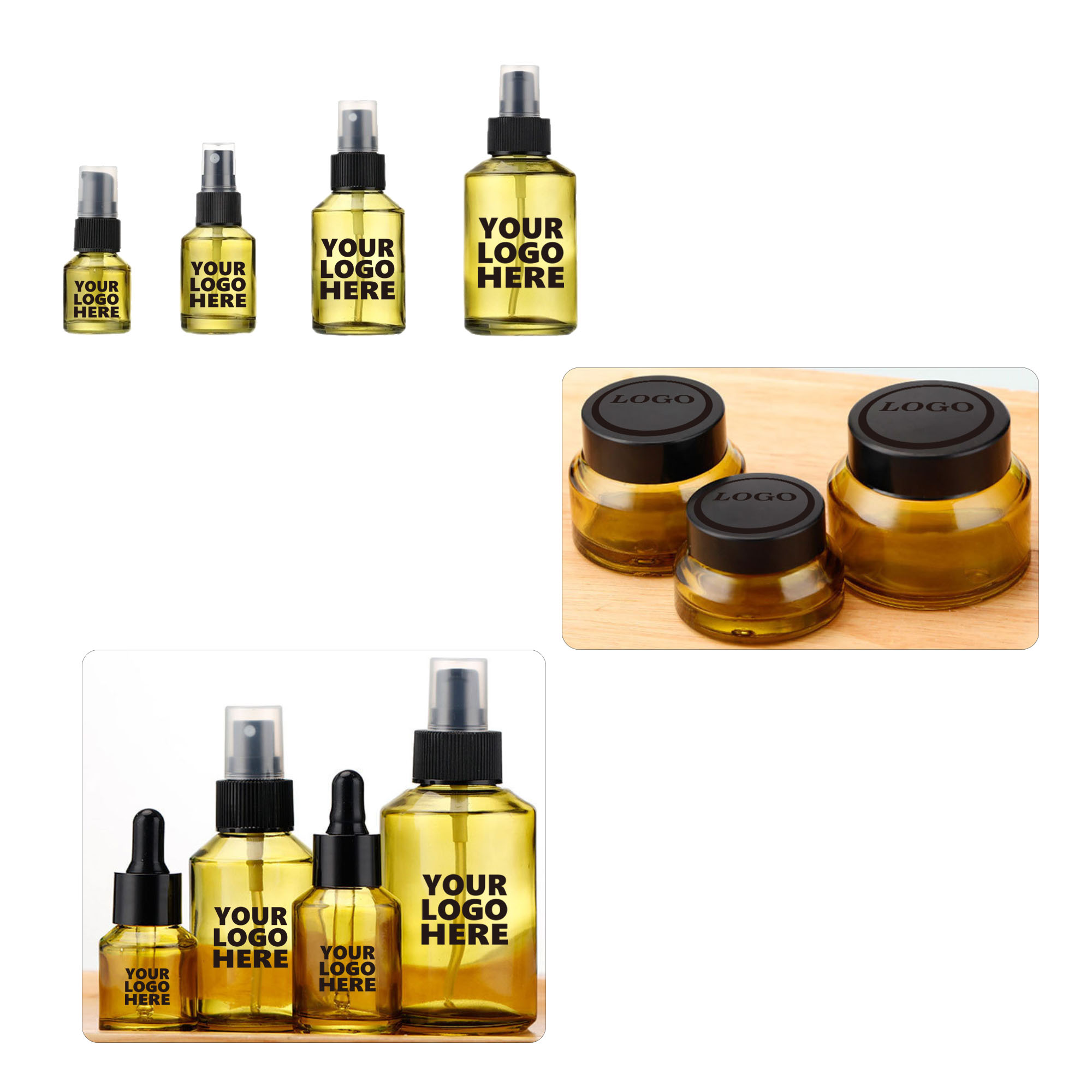 2oz Glass Cosmetic Bottle 2