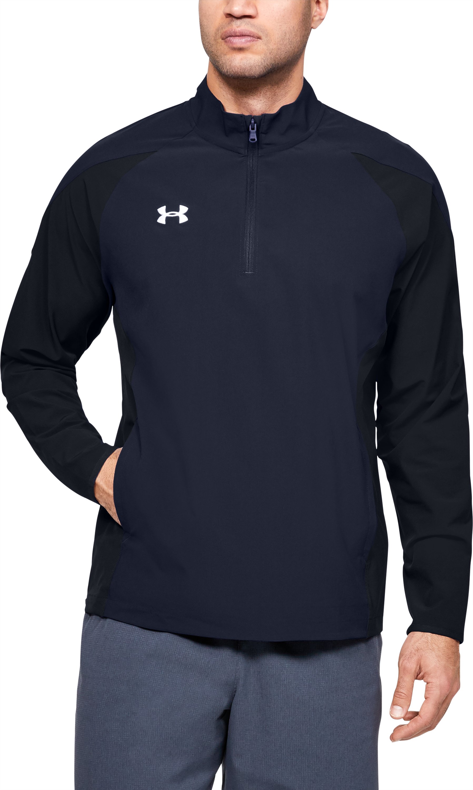 Men's UA Squad Coach's Long Sleeve Zip 6