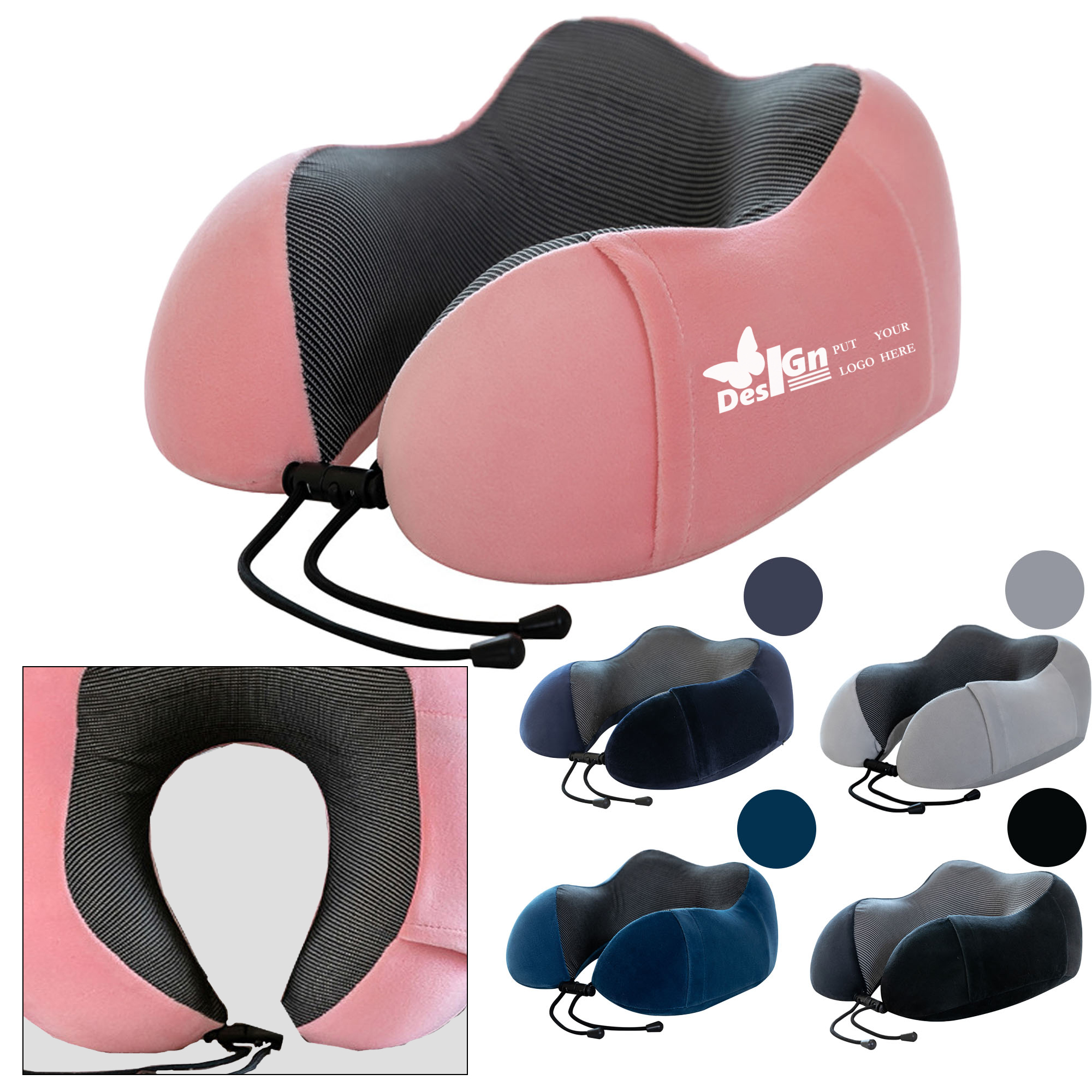 Full Color Sleep U-shape Neck Pillow 2