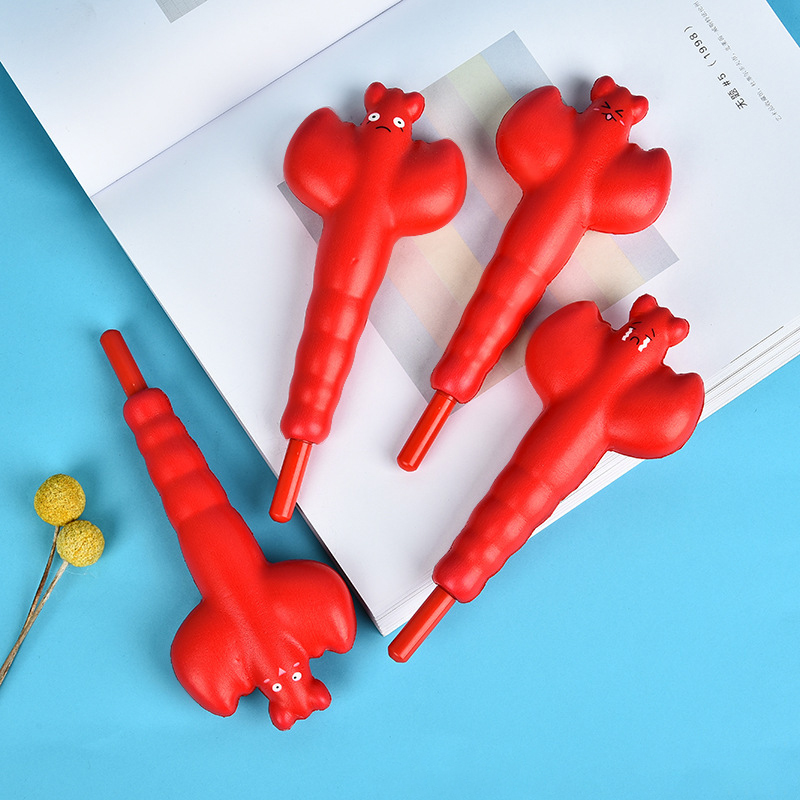 2 in 1 Lobster Ball Pen and Squeeze Toy 6