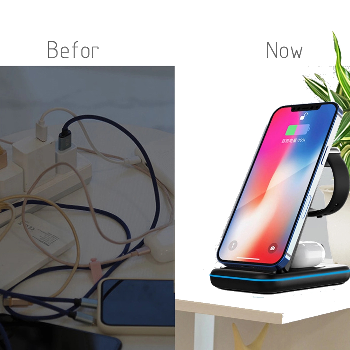 Folding 3-In-1 Wireless Charger 7