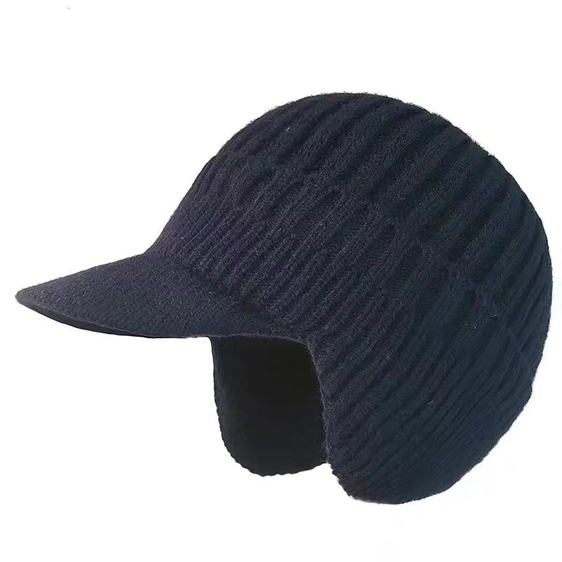 Winter Visor Beanie Hat with Earflaps 3