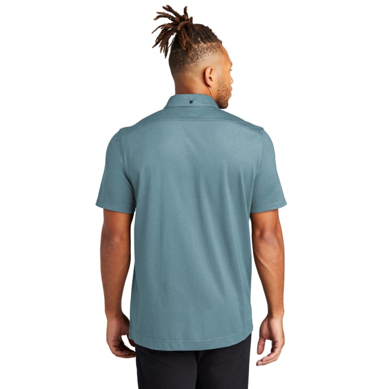 Mercer+Mettle Stretch Pique Full-Button Polo 29
