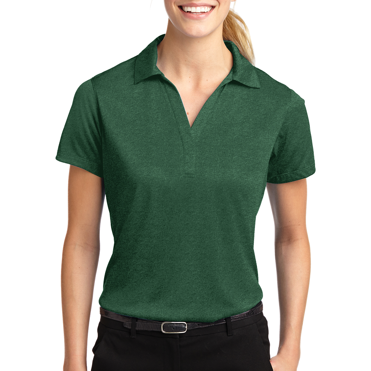 Sport-Tek® Ladies' Heather Contender™ Polo 11