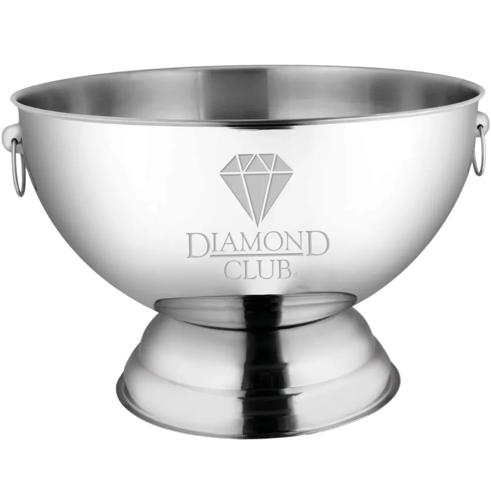 3.5Gal Stainless Steel Punch Bowl with Handles 3