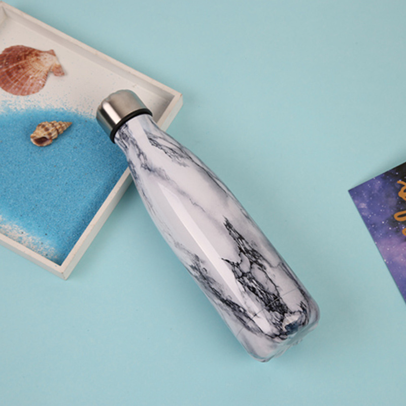 17Oz Marble Insulated Sports Water Bottles Flasks 5