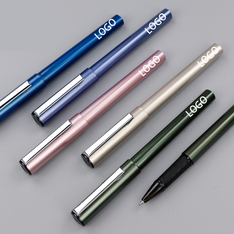 Colorful Ballpoint Pens with Customizable Logo Space 1