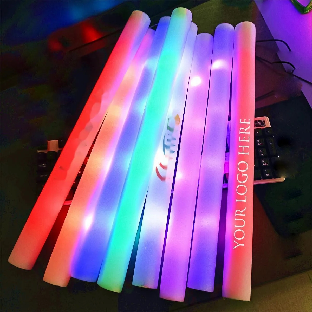 Custom LED Foam Glow Sticks 2
