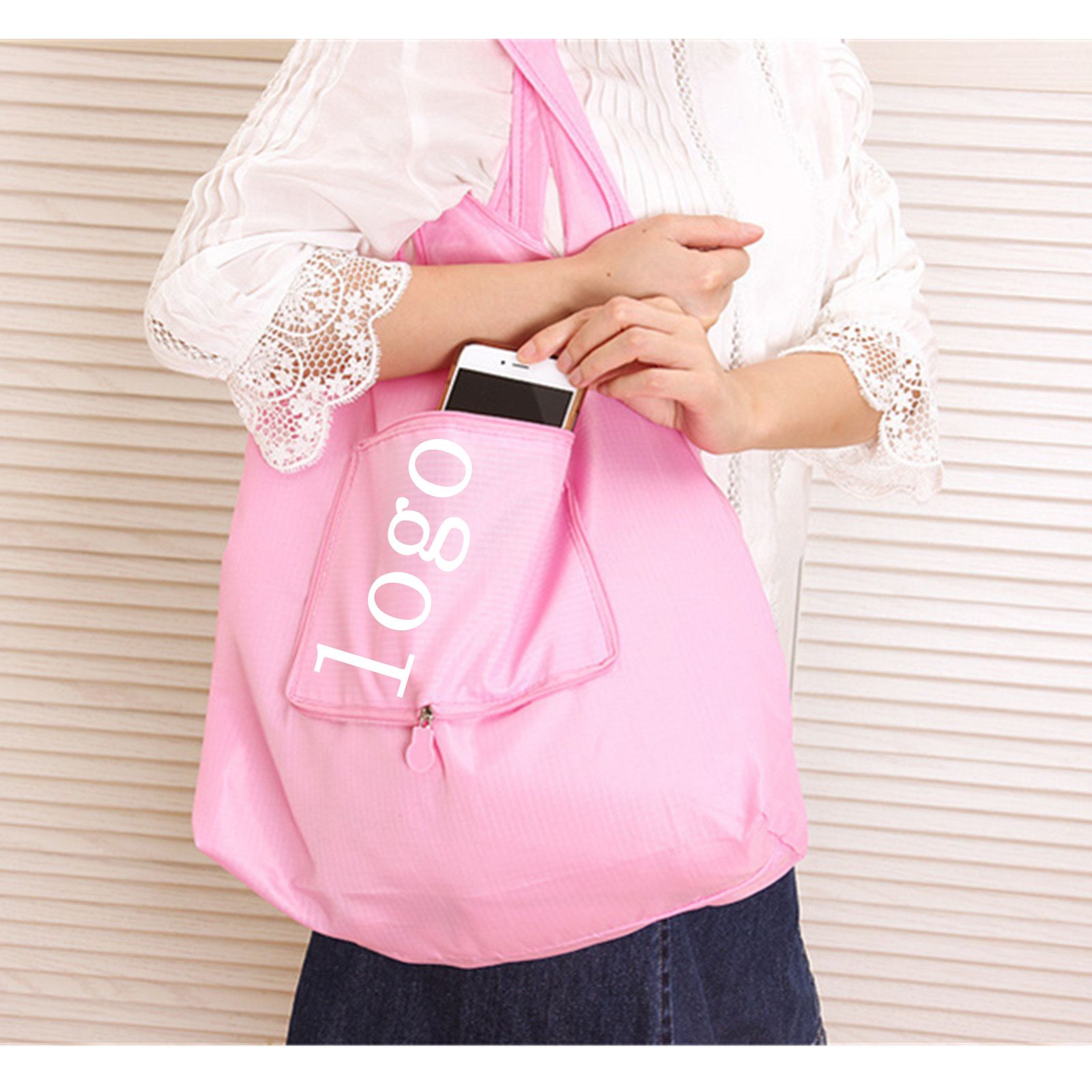 210D Oxford Fabric Eco Foldable Shopping Bags 4
