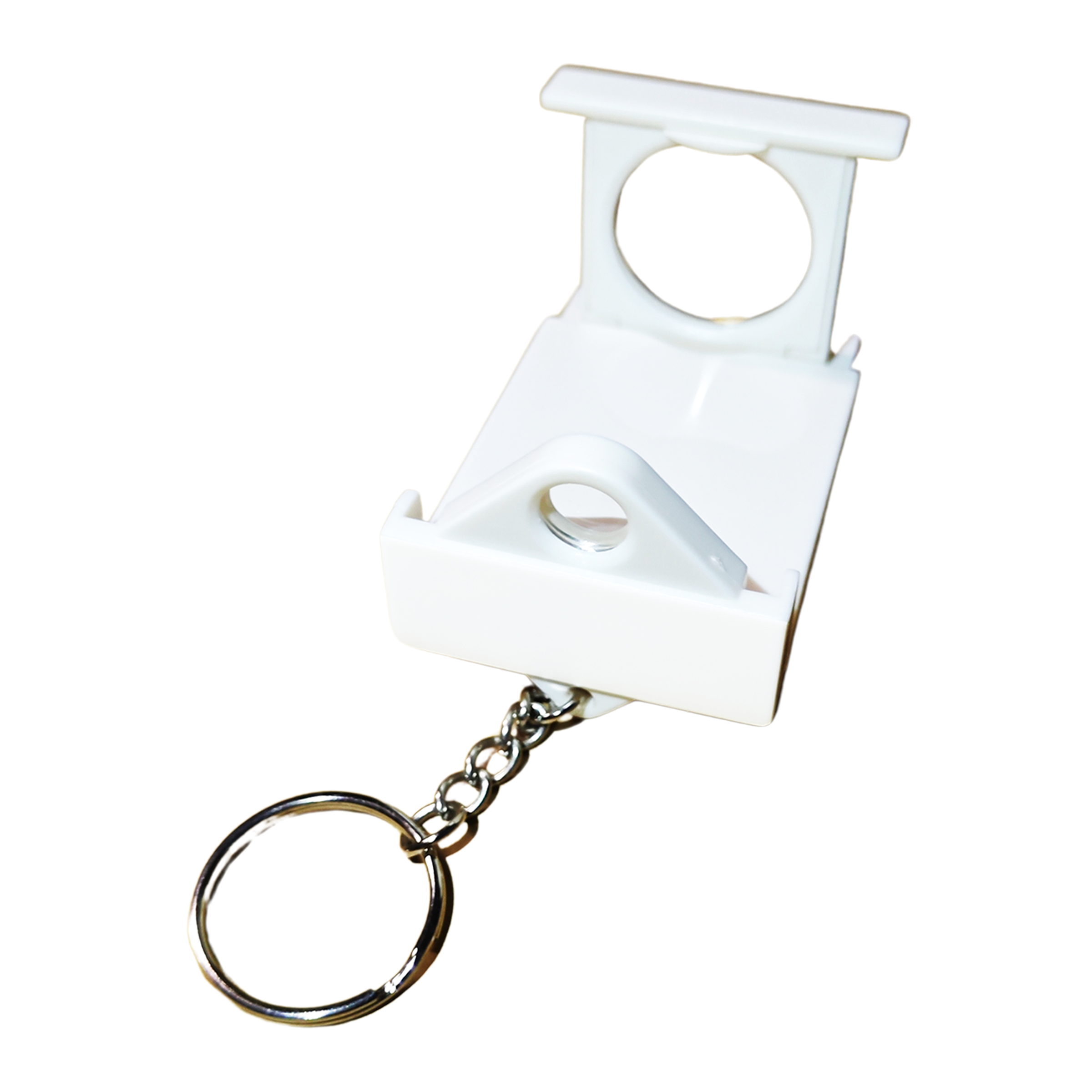 Foldable Dual Lens Magnifier with Telescope Function with Key Chain 10