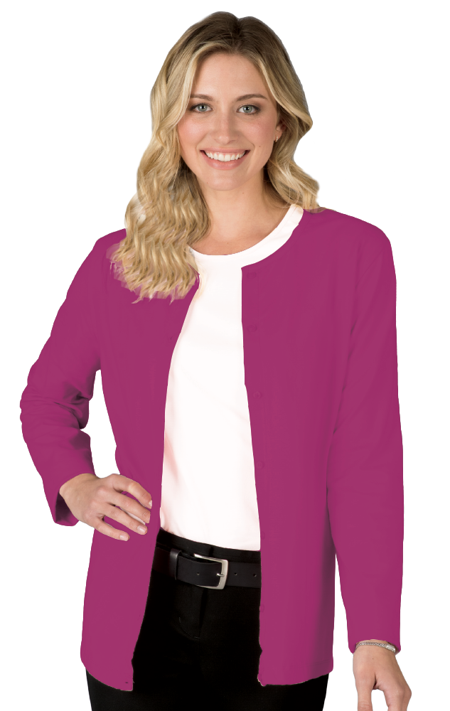 Ladies' L/S Button Front Cardigan 6