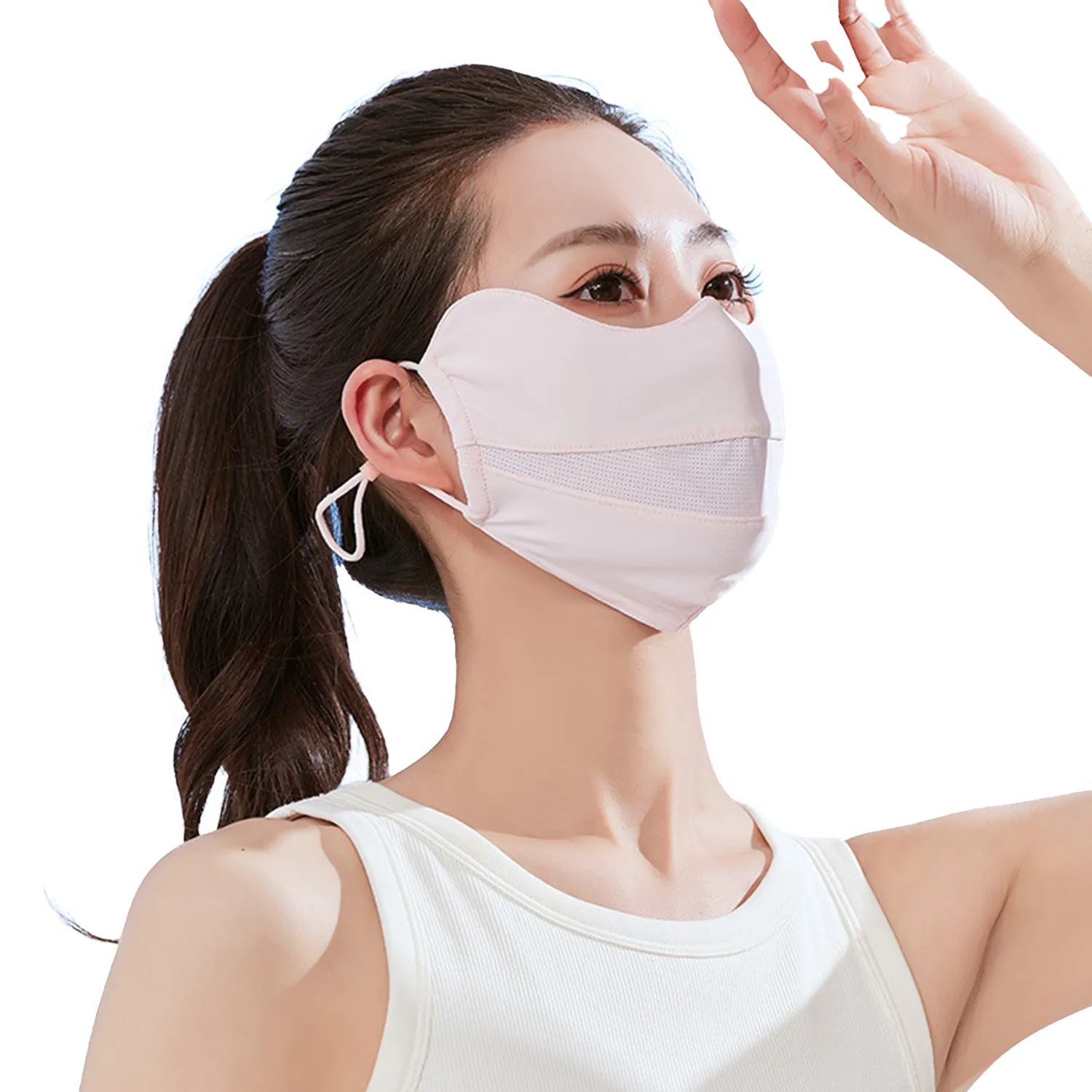 Ice Silk Breathable Sunscreen Mask 3