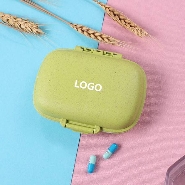 8 compartments portable sealed pill box 3