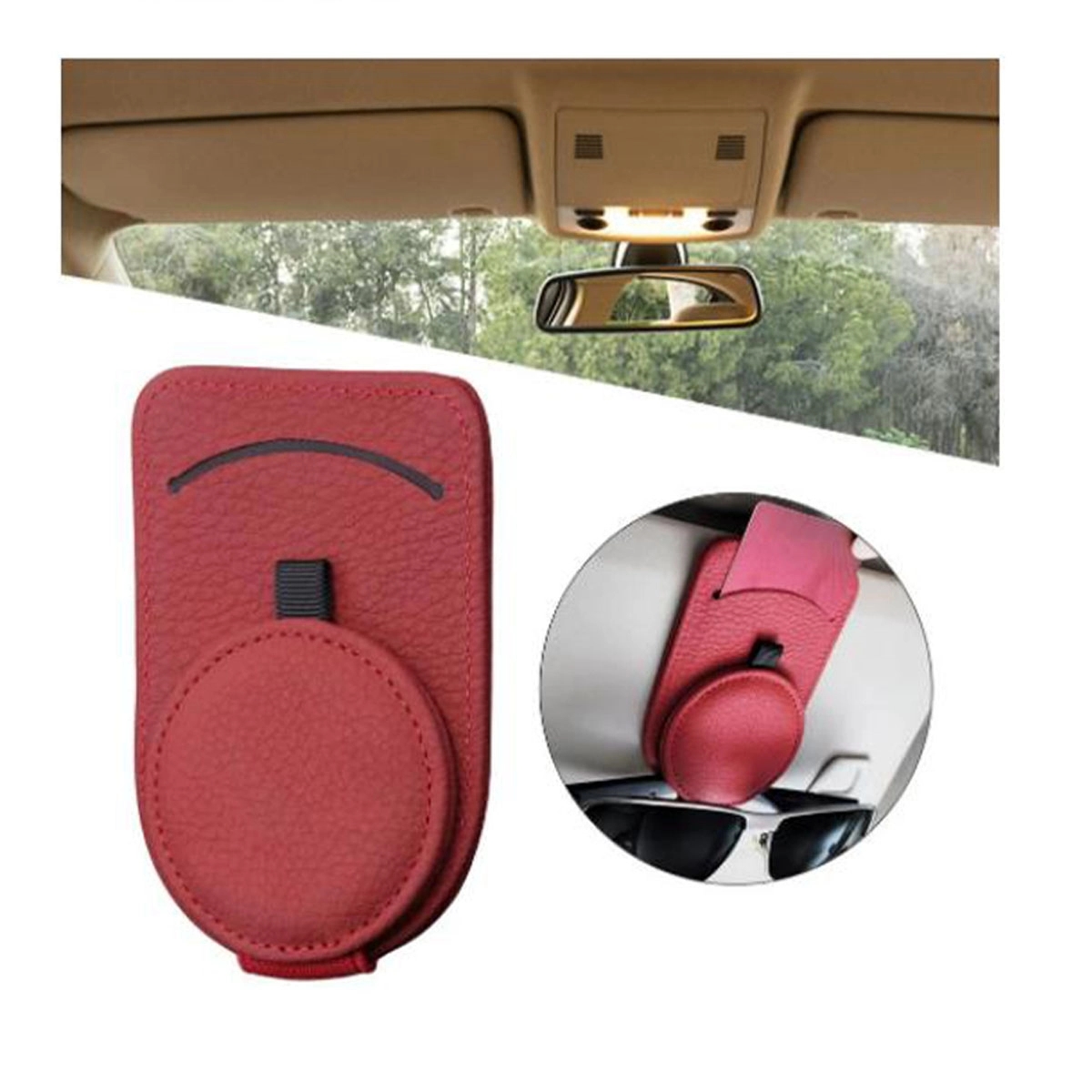 Sunglass Holder For Car Visor 3