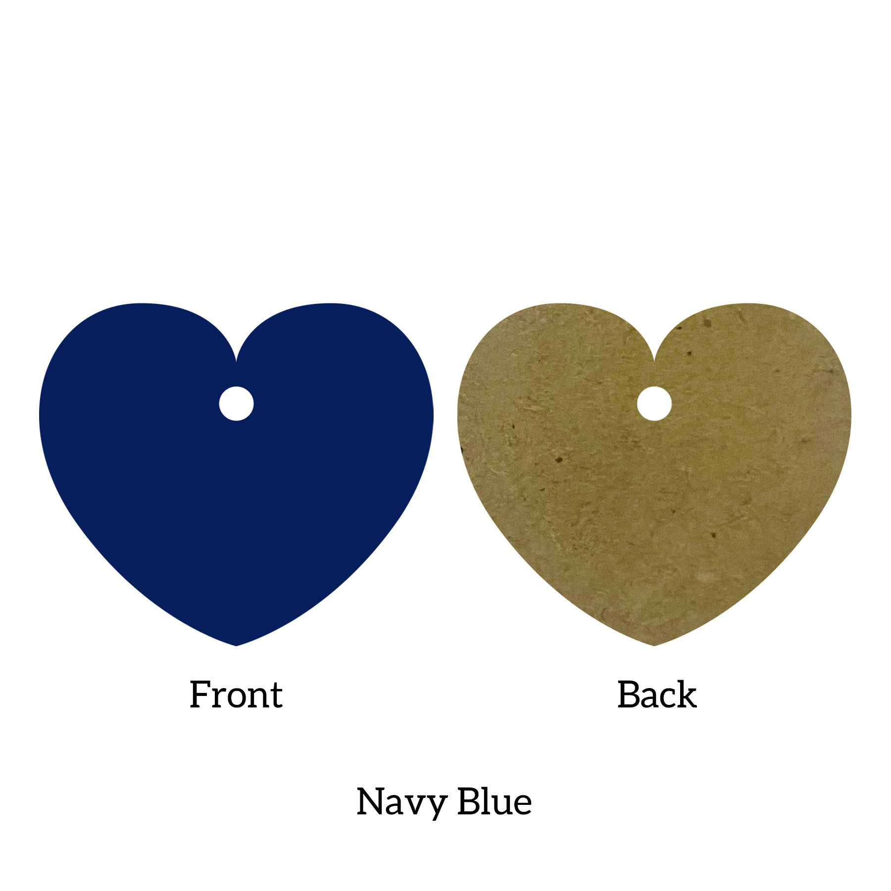 Free Shipping Solid Color Christmas Ornament - Heart 37