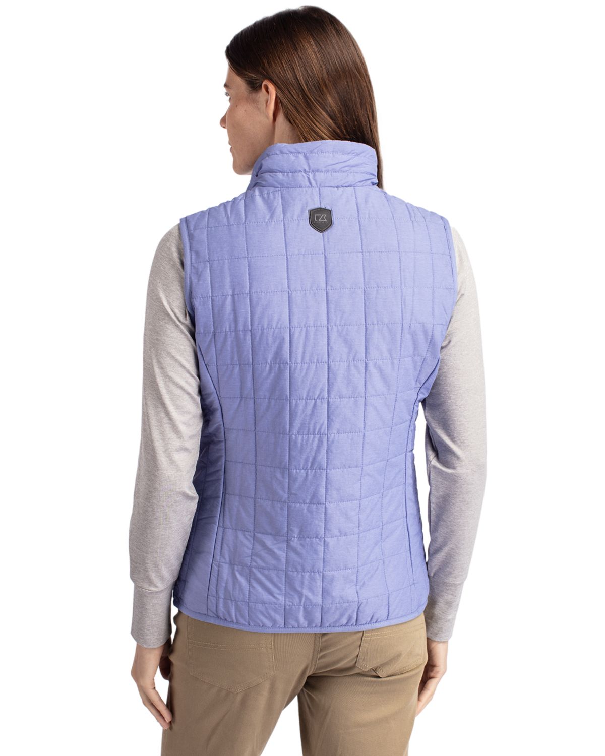 Cutter & Buck Rainier Recycled Insulated Puffer Womens Full Zip Vest 30