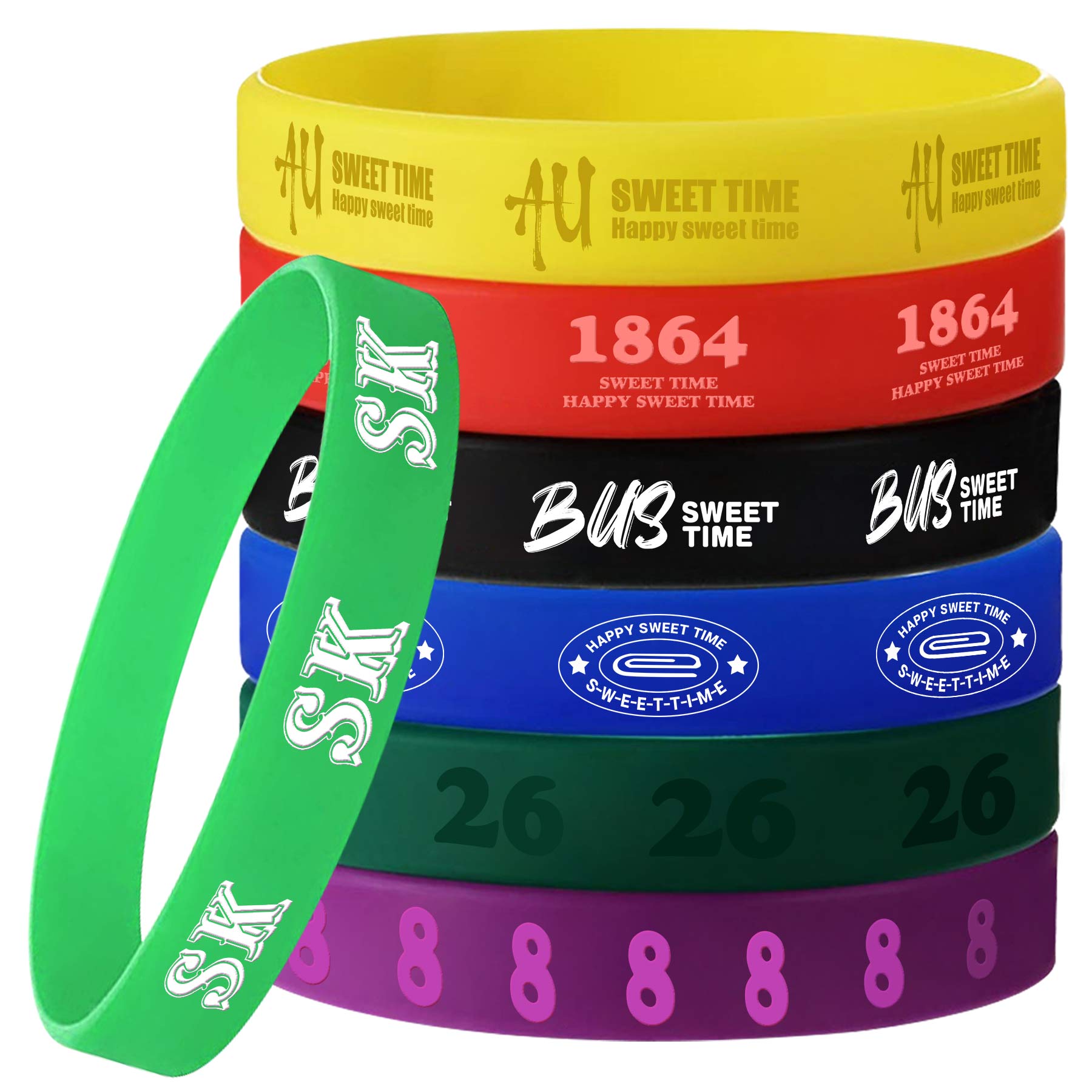 Silkscreen Silicone Bracelet 2