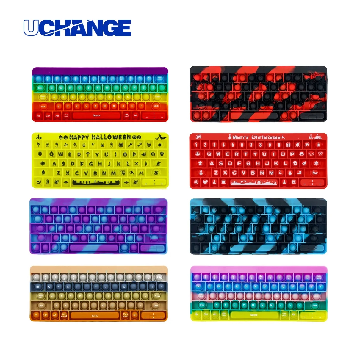 Fidget Pop Bubble Keyboard Stress Relief Toy 7