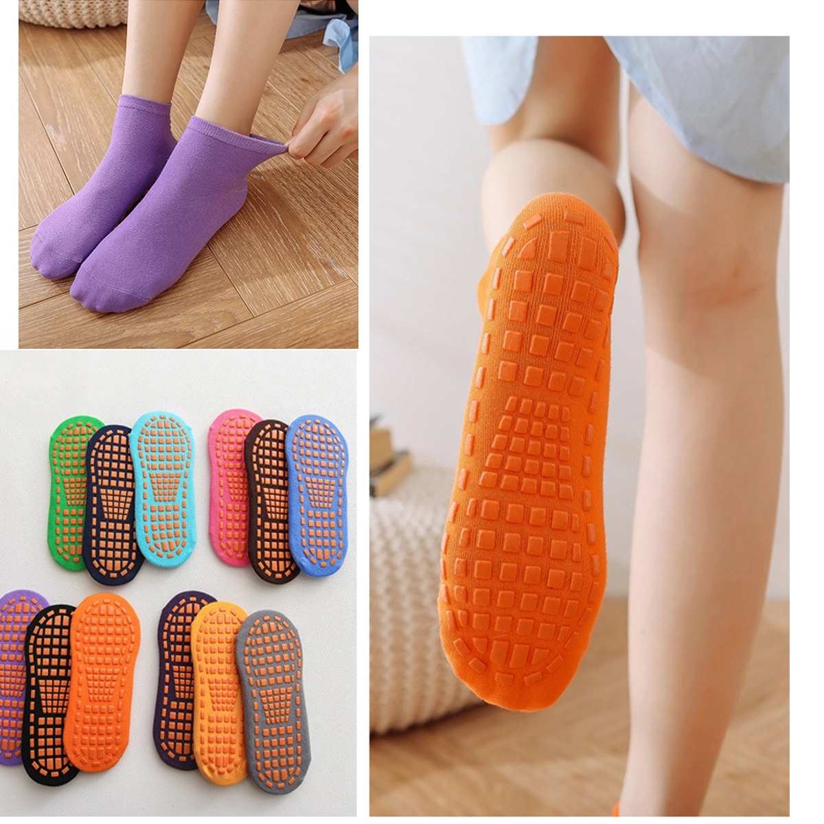 No Skid Socks Non-slip 4