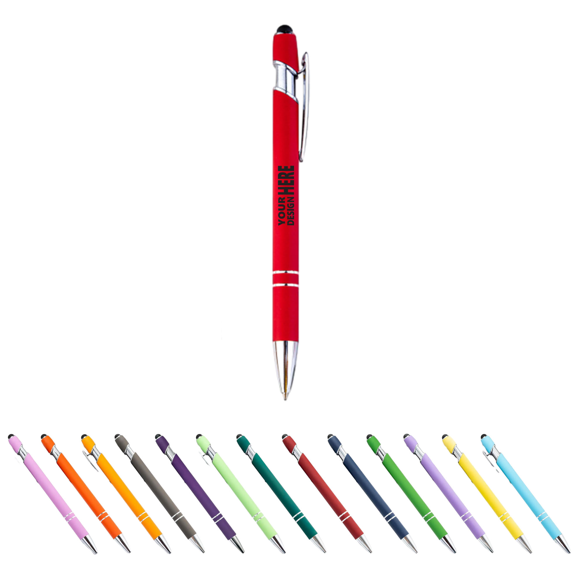 Colorful Touch Screen Press Ballpoint Pen 1
