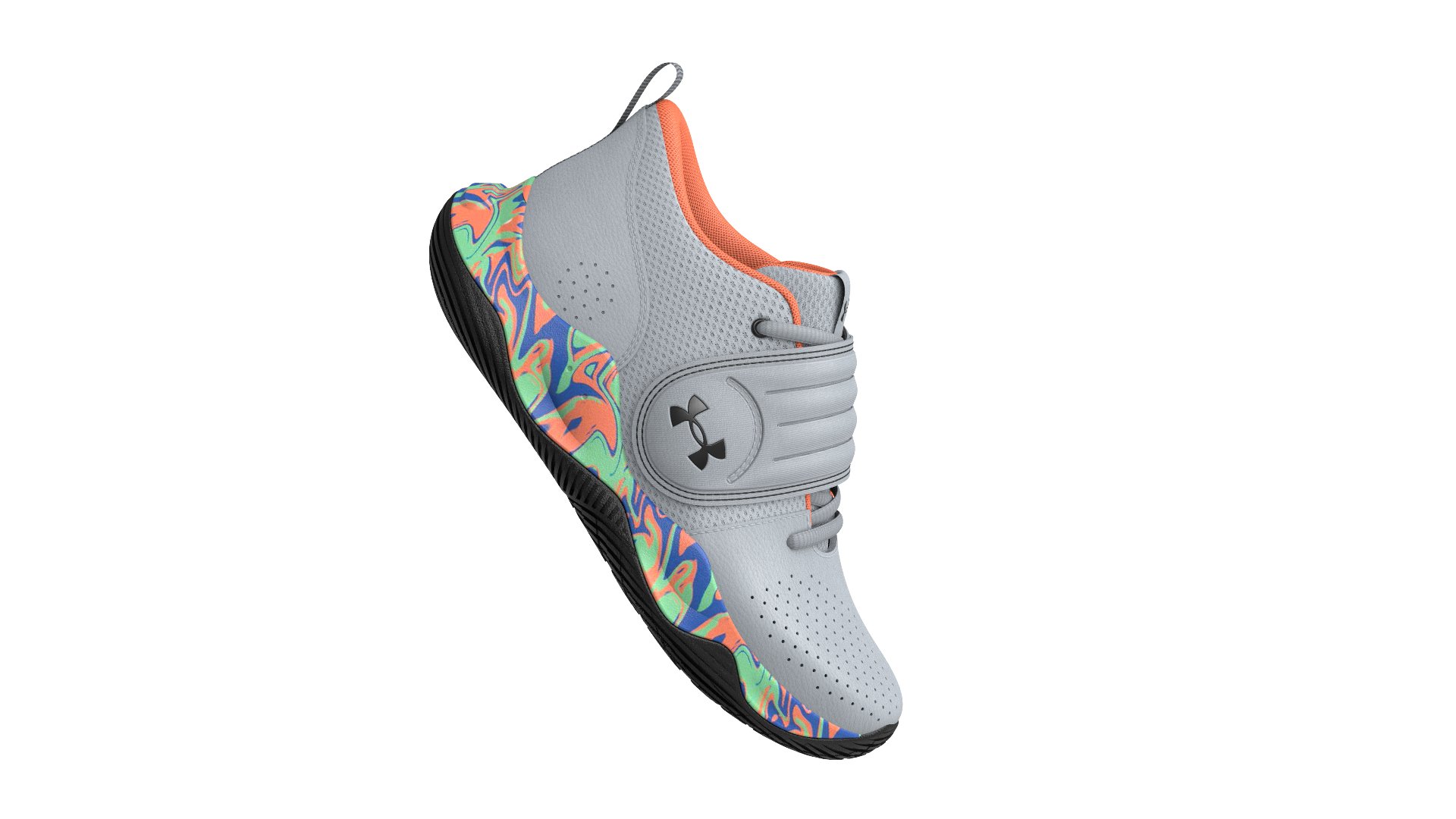UA Zone BB Grade School Basketball Shoes 4