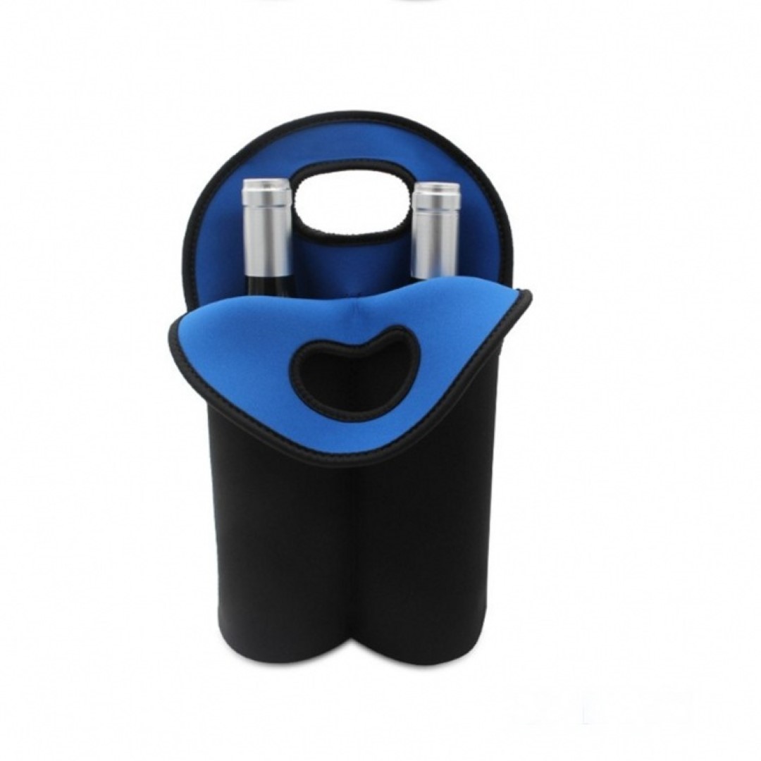 Neoprene Double Wine Tote Bag Cooler 6