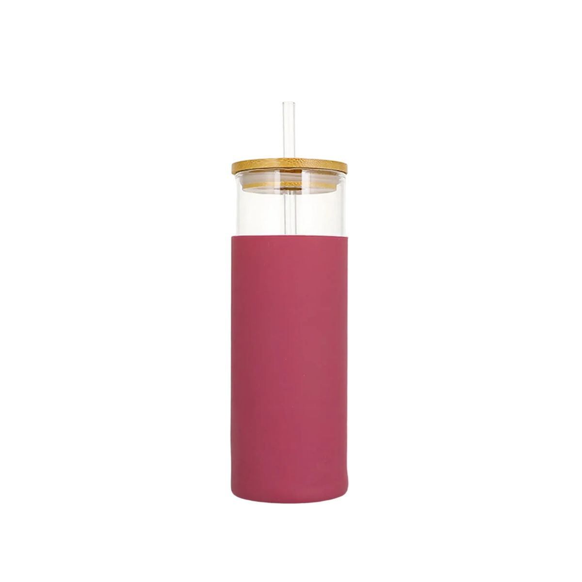 Reusable Glass Bottle with Silicone Sleeve 6