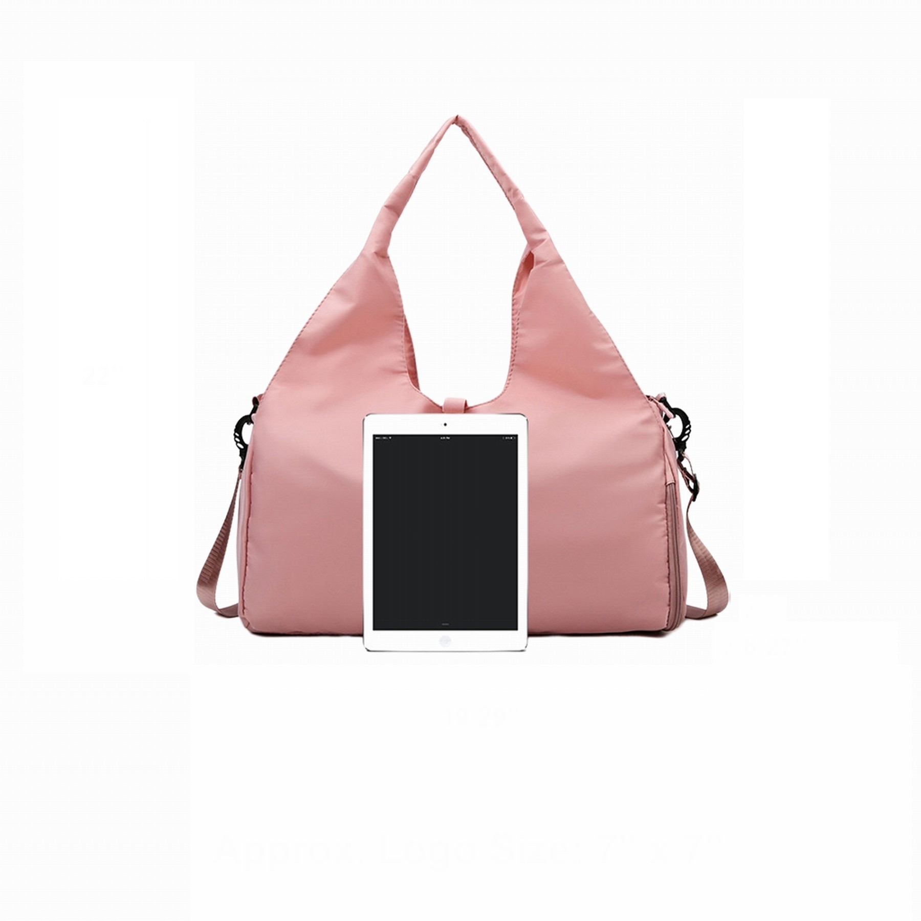 Unisex Gym Bag w/Yoga Mat Holder 2