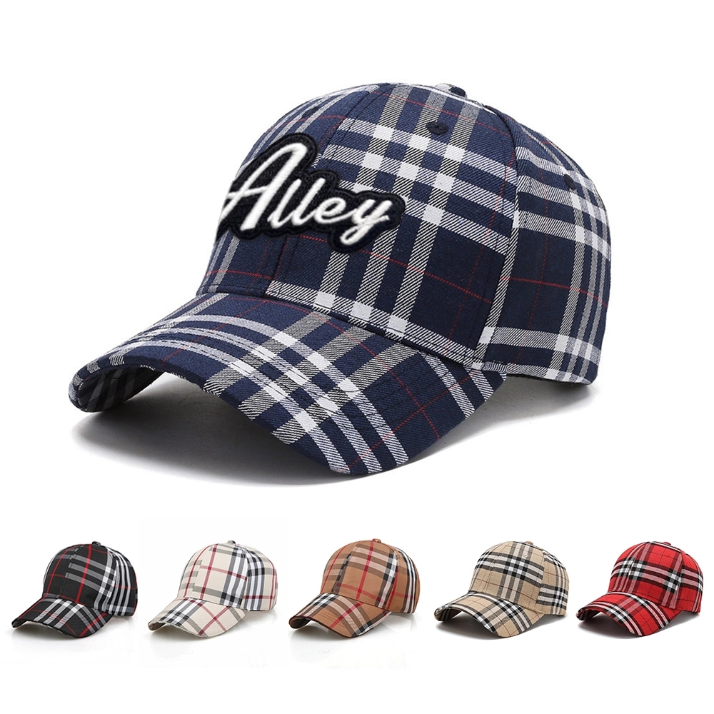 Plaid Cotton Cap 2
