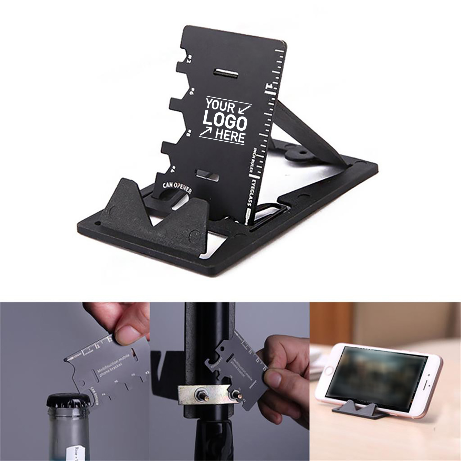 Multifunctional Folding Phone Bracket Bottle Opener 2
