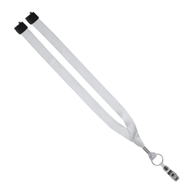 USA Made 0.75" Dye-Sublimated Lanyard with Zinc Crimp & Zinc Split-Ring 25