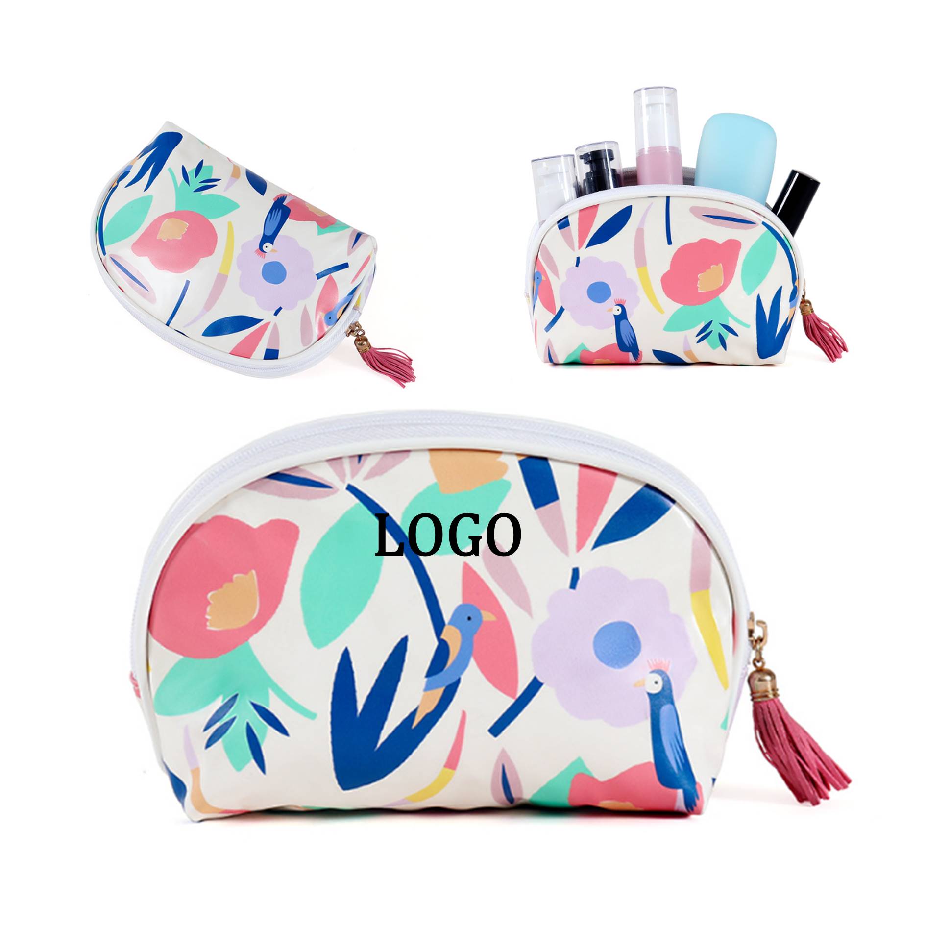 Portable PU Leather Toiletry Bag 2