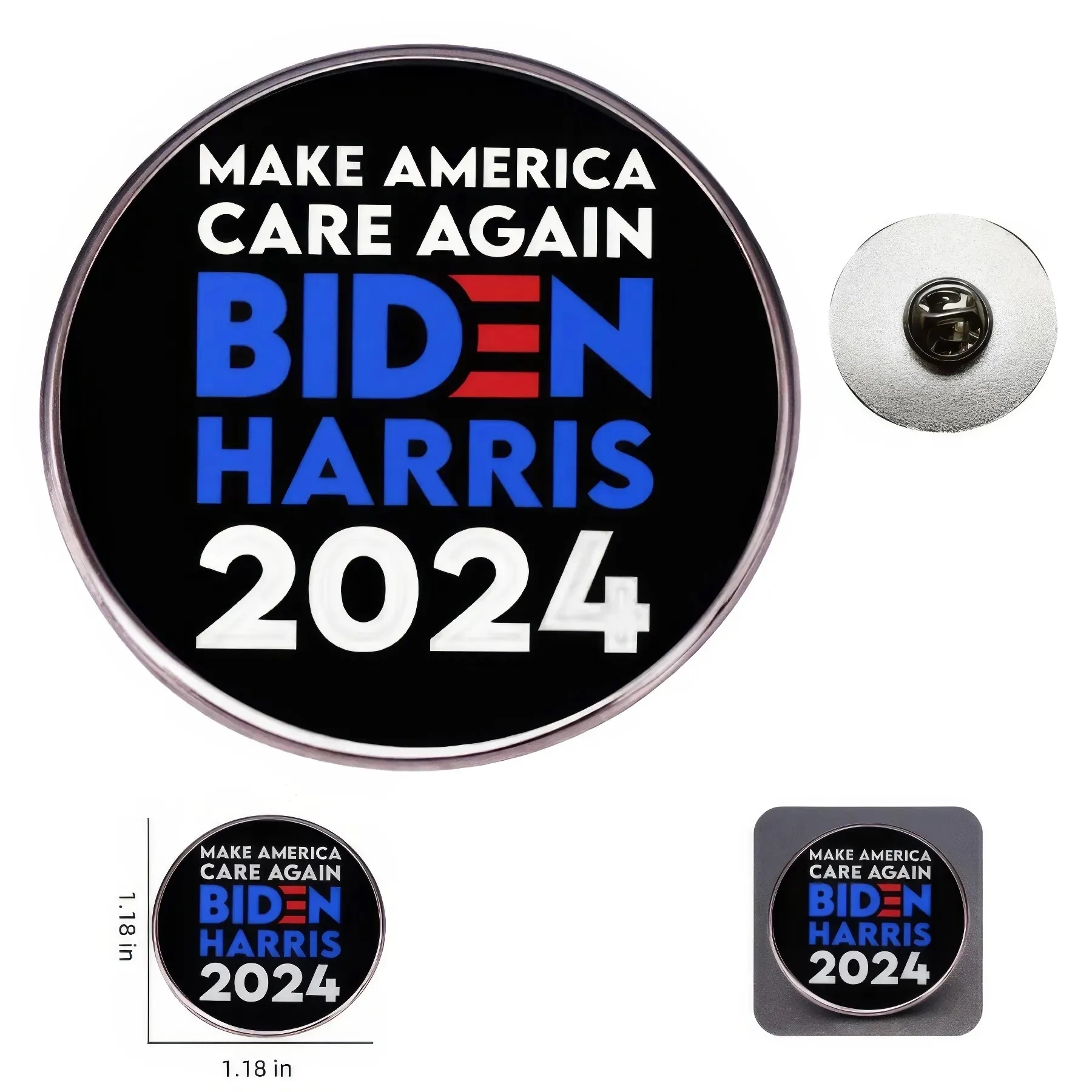 Presidential Support Alloy Badge 2
