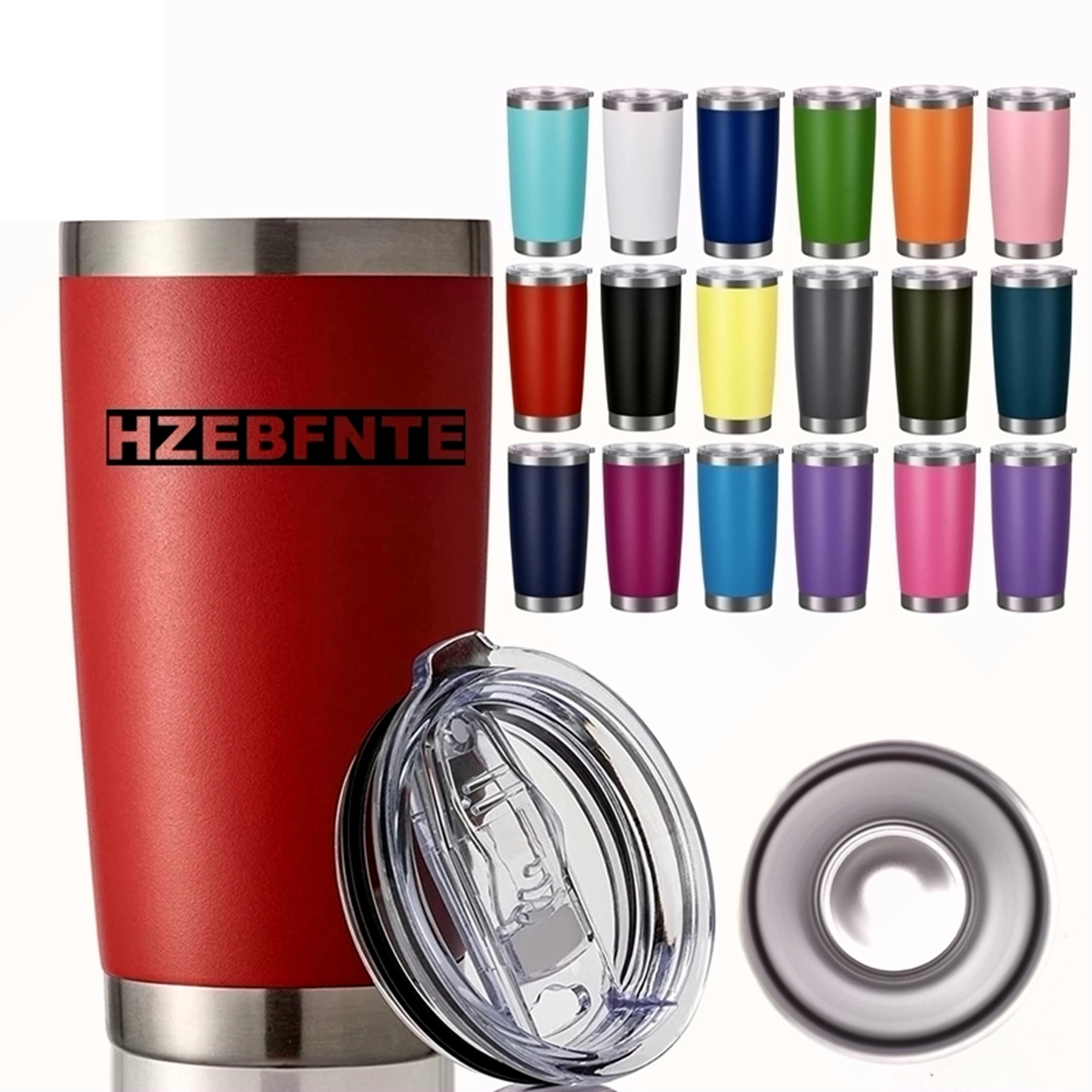 20Oz Stainless Steel Tumbler With Lid 1