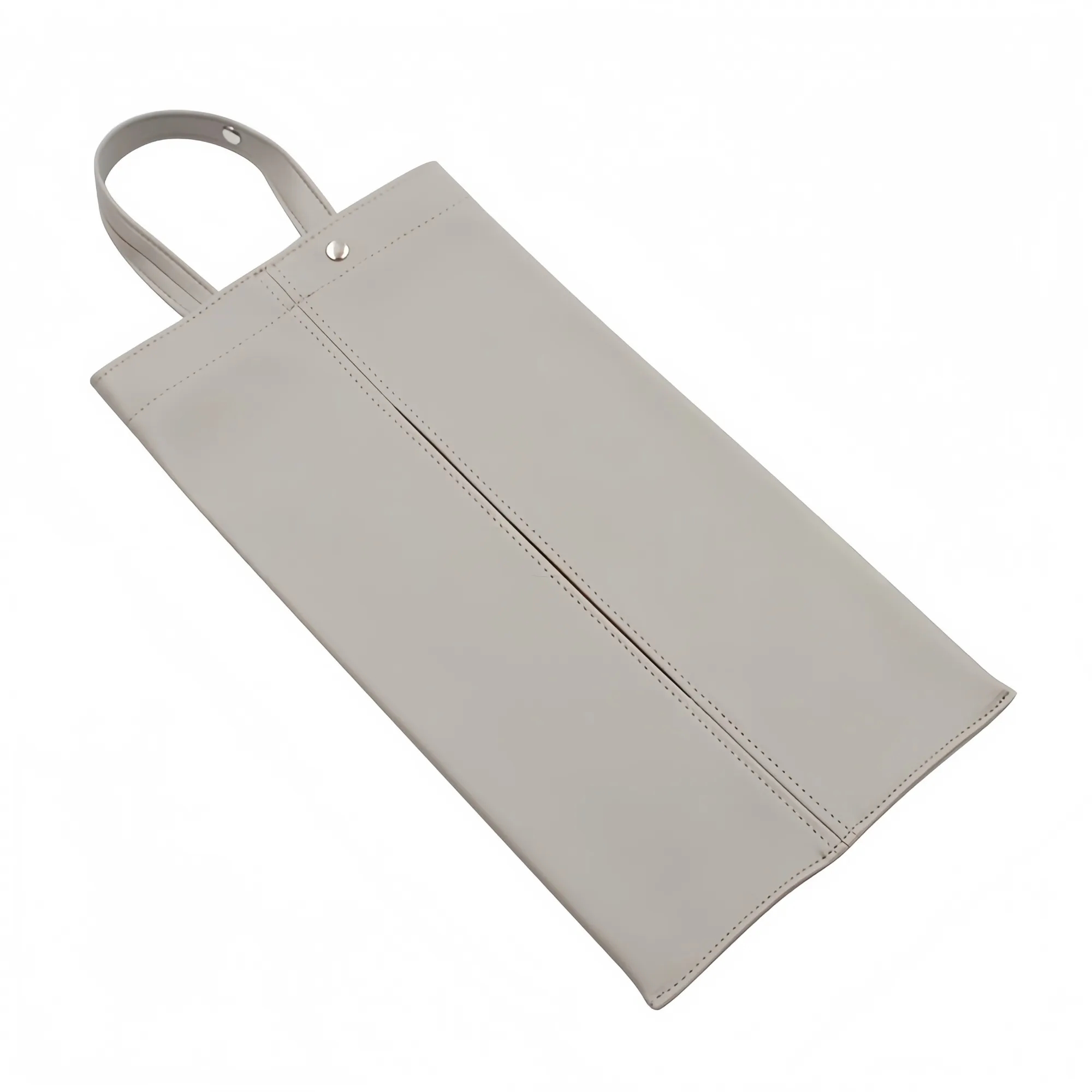 Hanging PU Leather Car Tissue Holder Box 9