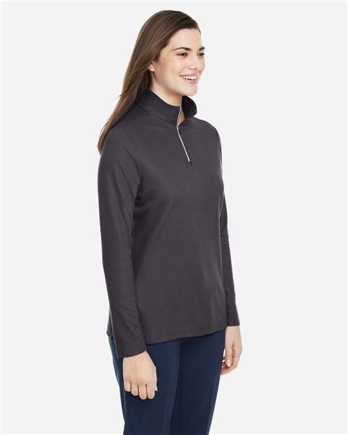 Women's Fusion ChromaSoft™ Pique Quarter-Zip Pullover - CE405W 13