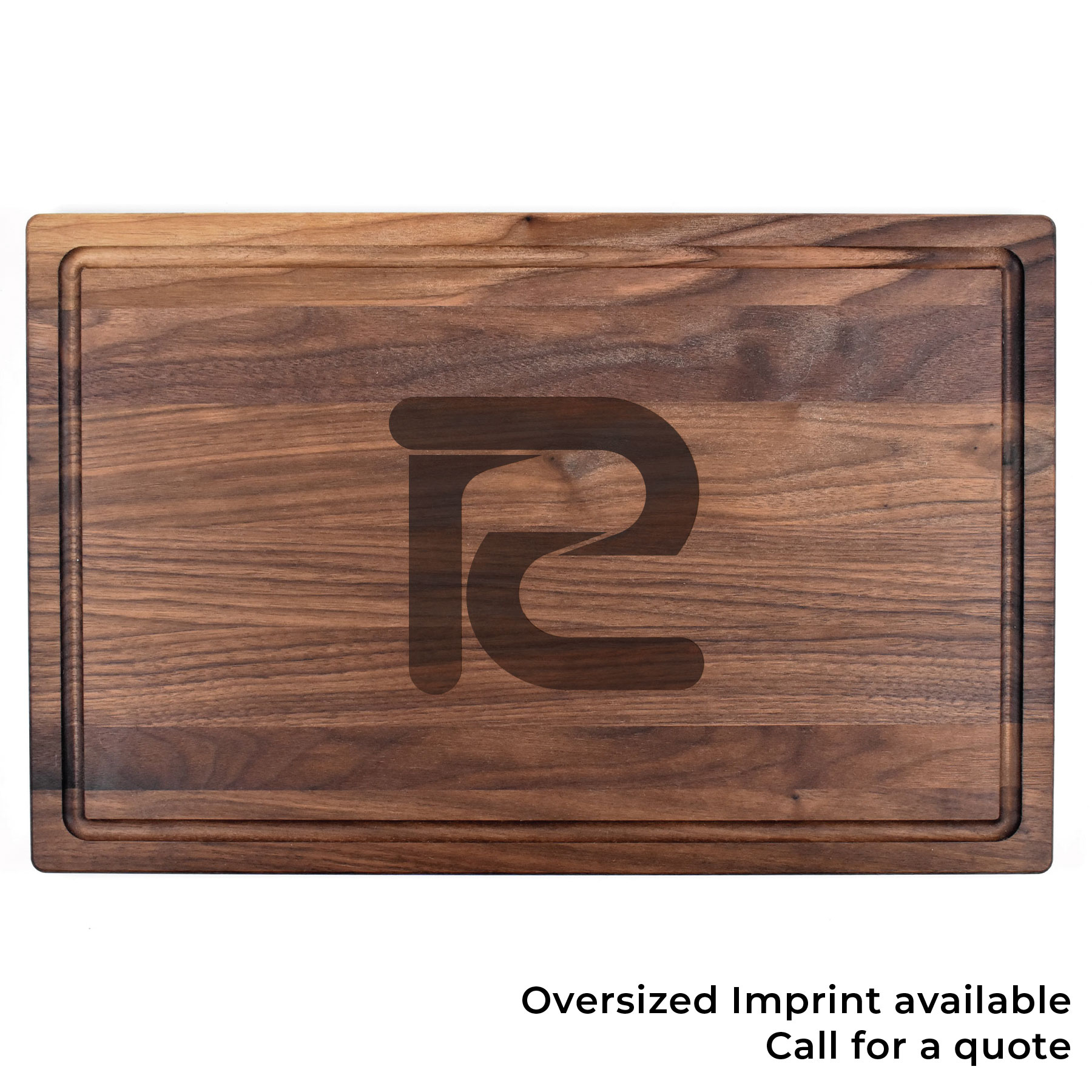 11" x 17" x 3/4" Walnut Cutting Board with Juice Groove 2