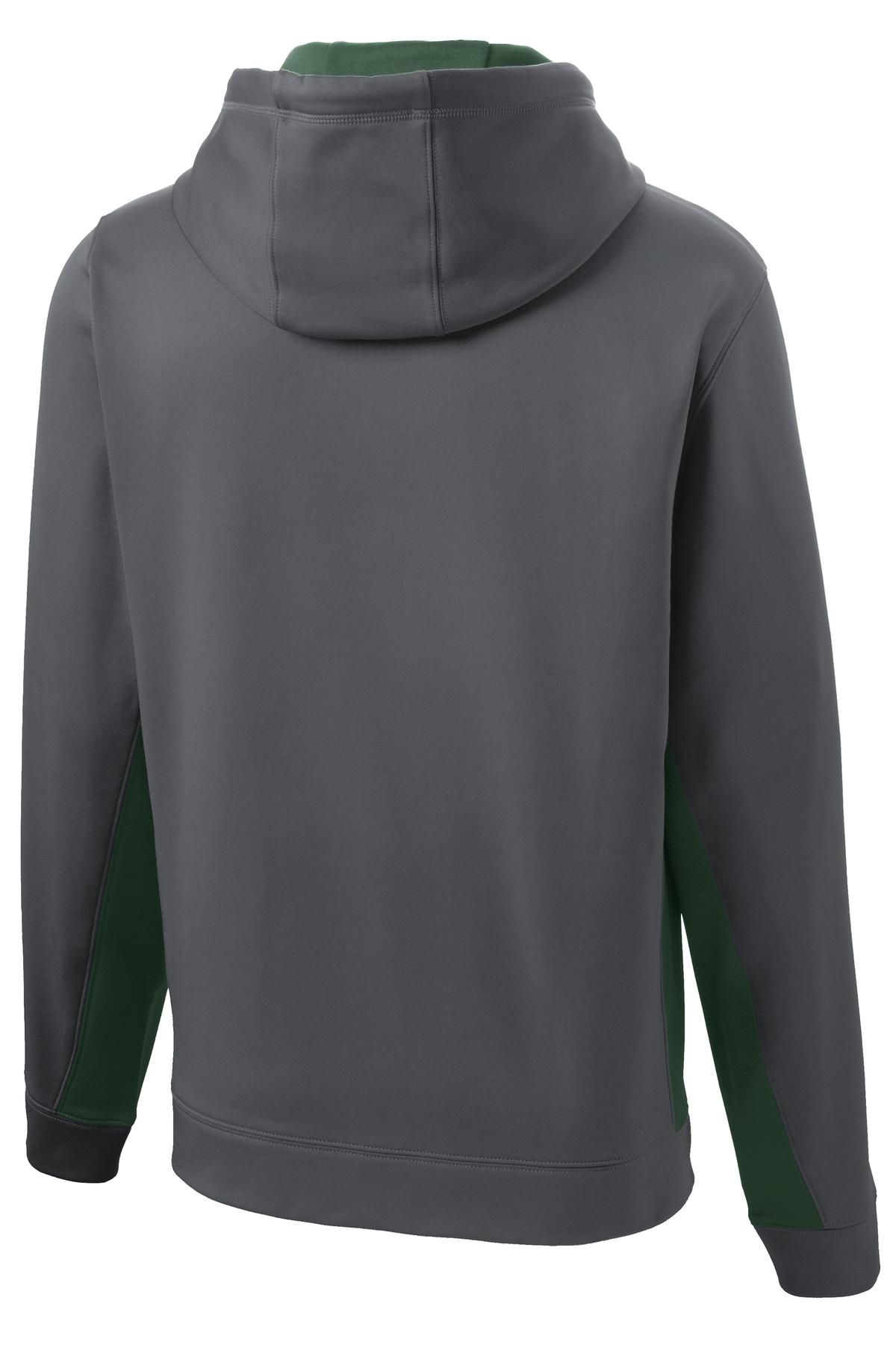 Sport-Tek Sport-Wick Fleece Colorblock Hooded Pullover. ST235 26