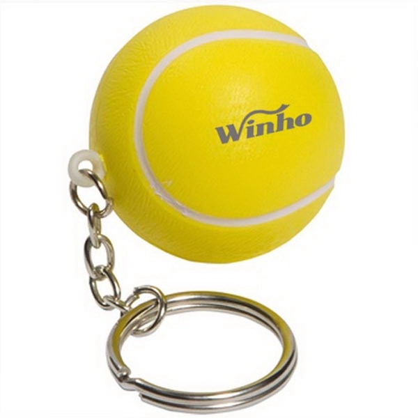 Tennis Ball Stress Reliever Key Chain 2