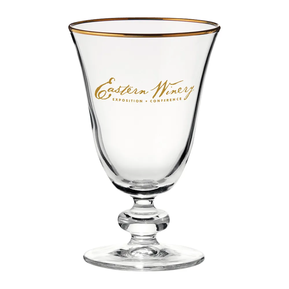 9.25oz. Gold Rimmed Goblet 5