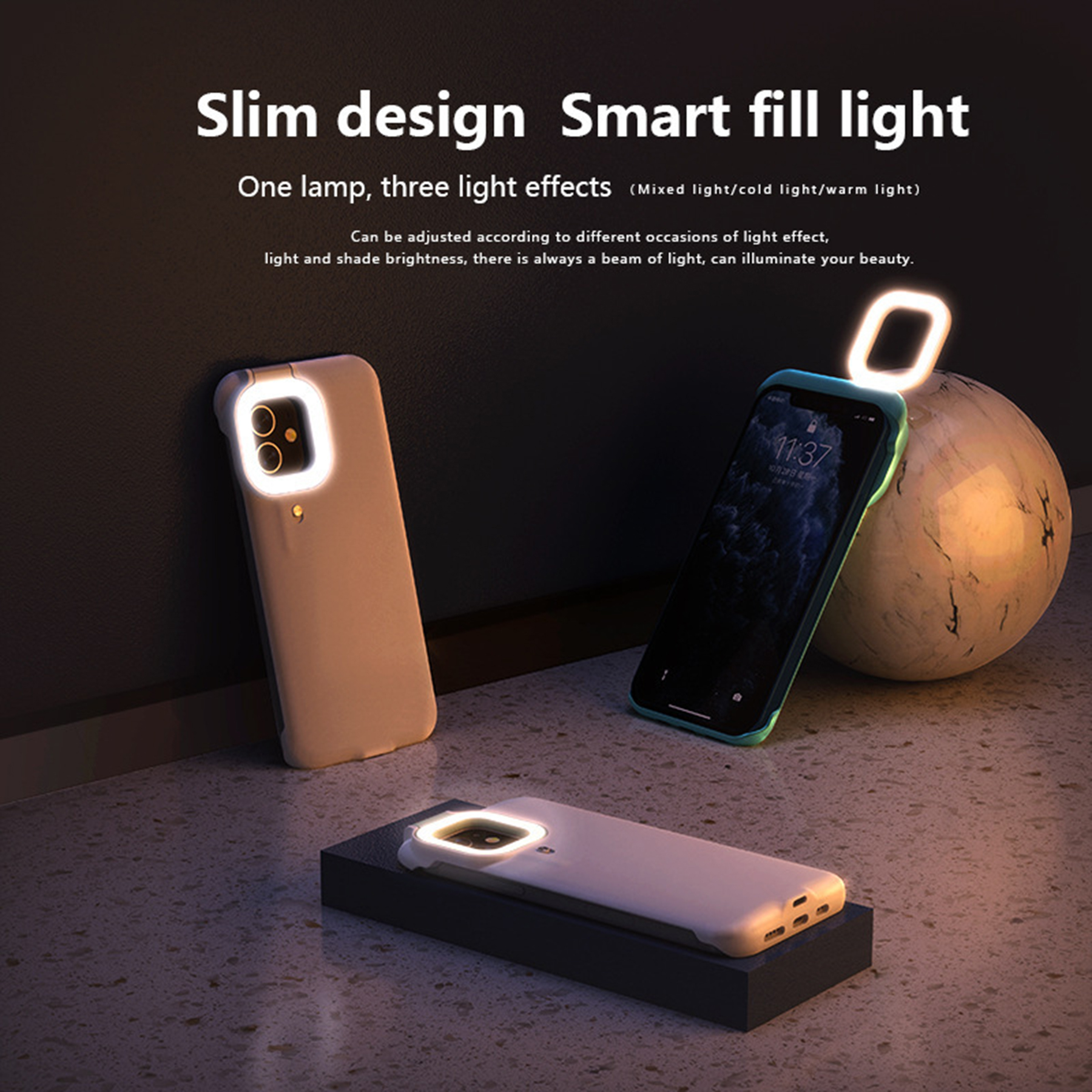 Selfie Light Up Phone Case 4