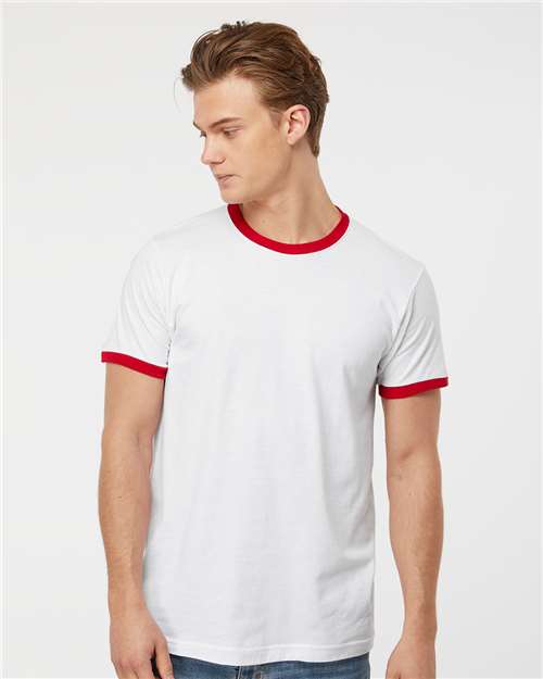 Unisex Fine Jersey Ringer T-Shirt - 246 16