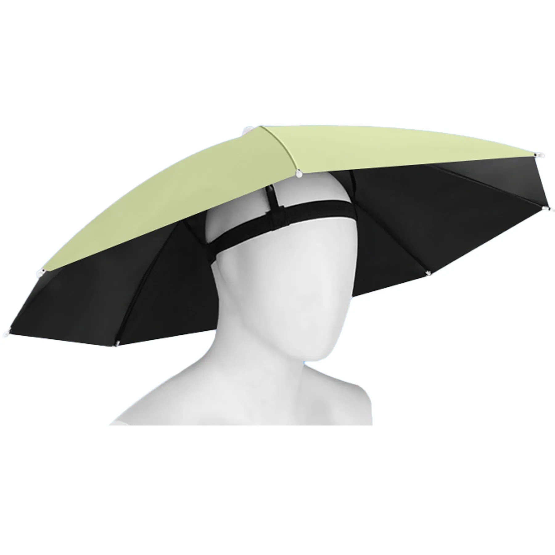 Head Umbrella Hat Summer Popular Sun With Elastic Band 5