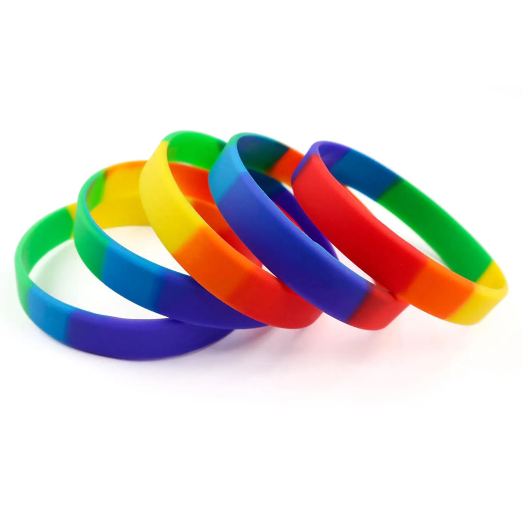 Silicone Rainbow Wristband 3