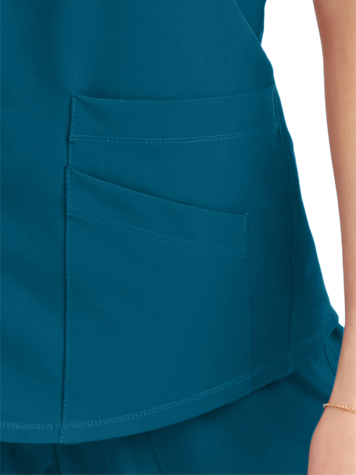 Skechers - Women's Three-Pocket Curved V-Neck Breeze Scrub Top 54