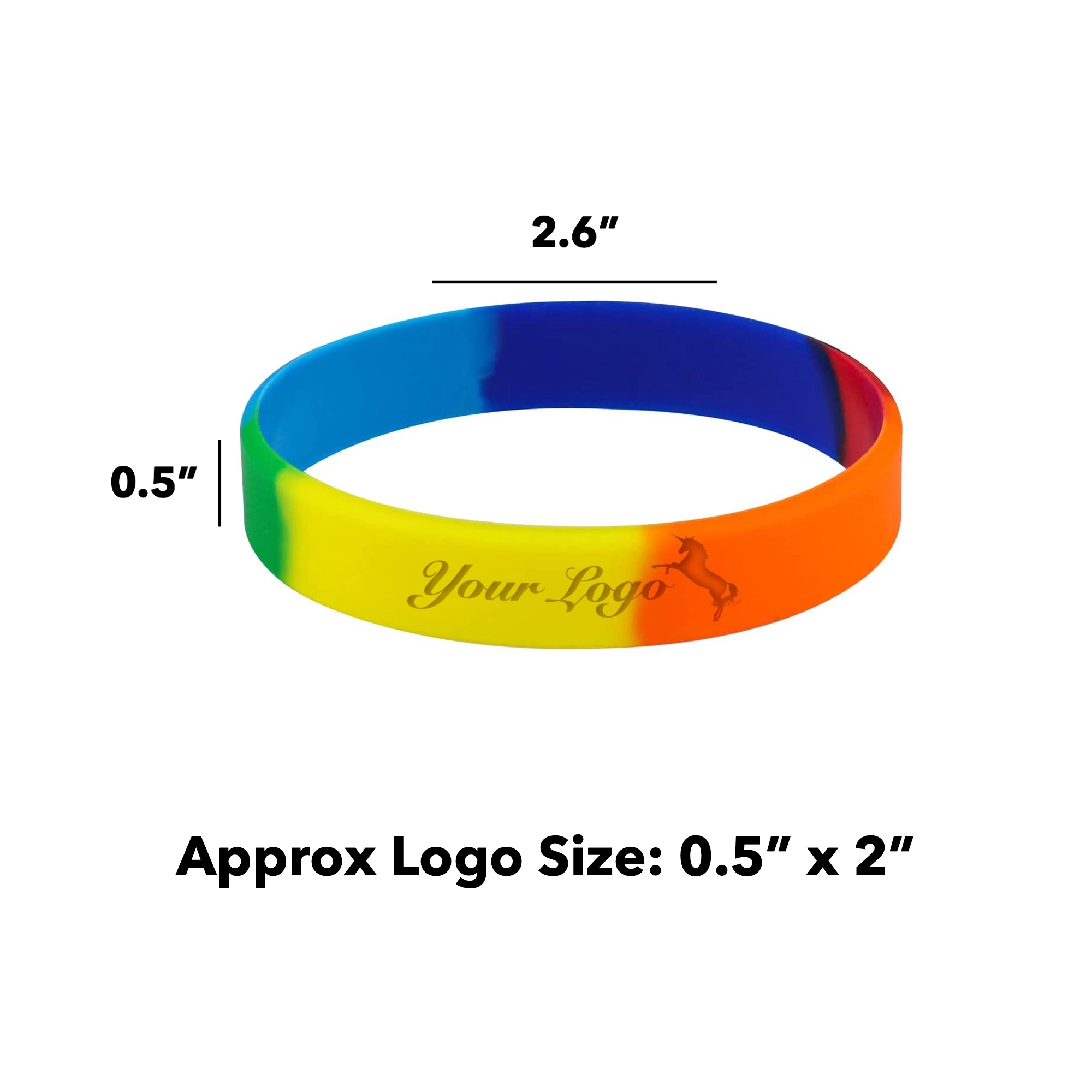 Trendy Rainbow Pride wristband 3