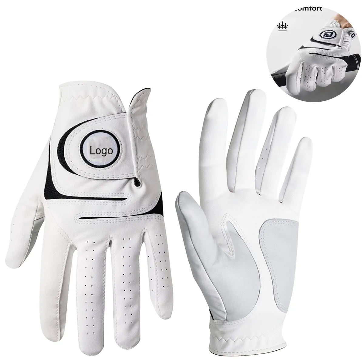 Super Soft Leather Golf Glove 1
